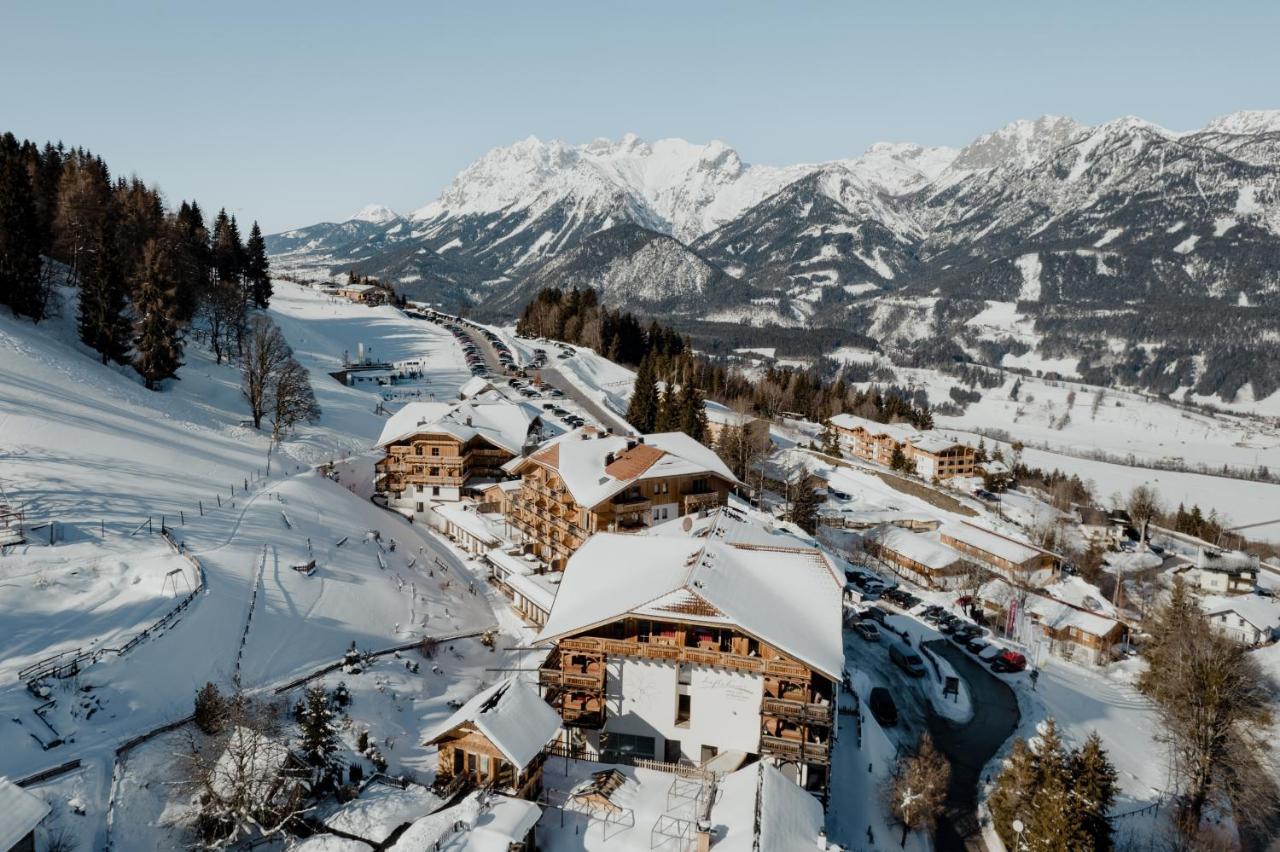Natur- Und Wellnesshotel Hoeflehner Haus im Ennstal Exterior foto